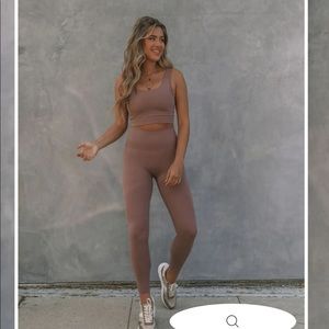 NWT Vici In Motion Sports Bra and Legging Set